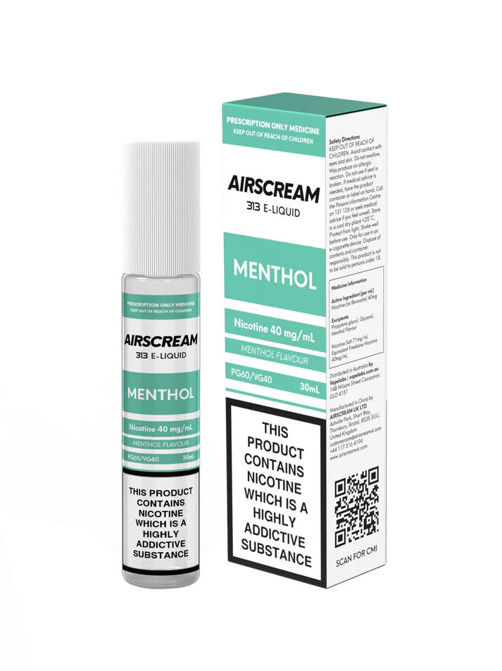 AIRSCREAM 313 MENTHOL NICOTINE SALTS (30ML BOTTLE) - S3