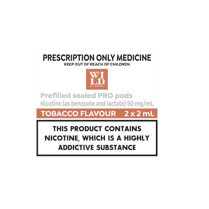 WILD BY INSTINCT PRO PREFILLED POD TOBACCO (2X2ML)