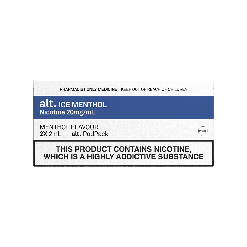 alt - Pods Menthol Ice 2 x 2mL Pods