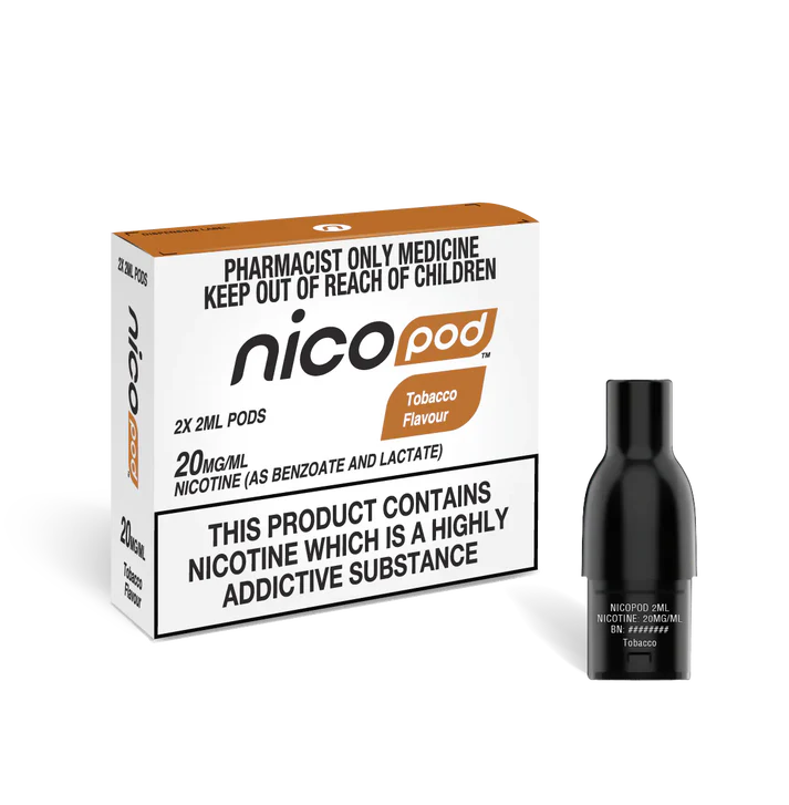 NicoPod - Tobacco Pod 20mg/ml (2x2ml)