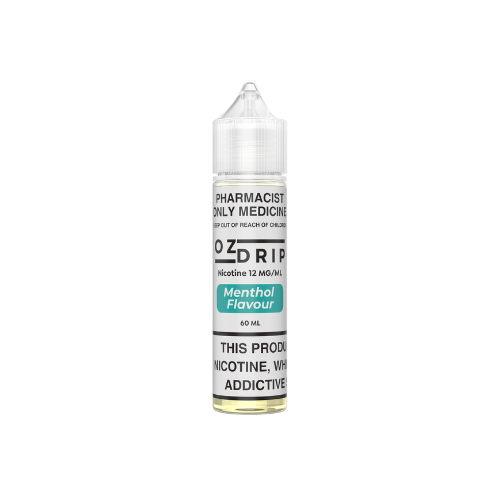 OZ Drip - Menthol Nicotine Freebase 0,3,6 & 12 mgs 60mL