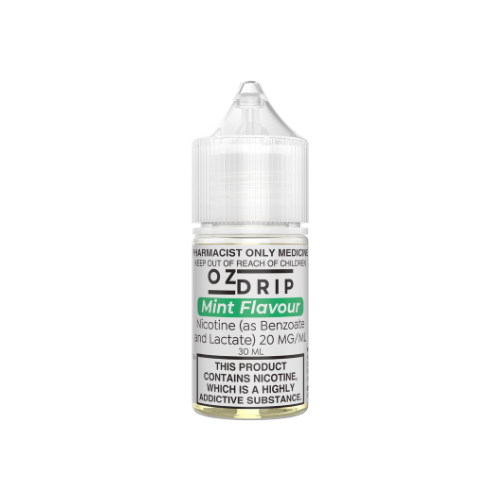 OZ Drip - Mint Nicotine Salts 20, 35 or 50mg/ml (30mL Bottle)