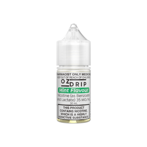 OZ Drip - Mint Nicotine Salts 20, 35 or 50mg/ml (30mL Bottle)