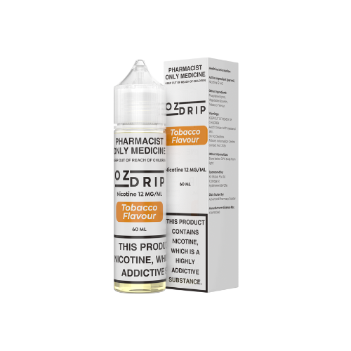OZ Drip - Tobacco Nicotine Freebase 60mL 0, 3, 6 & 12mg