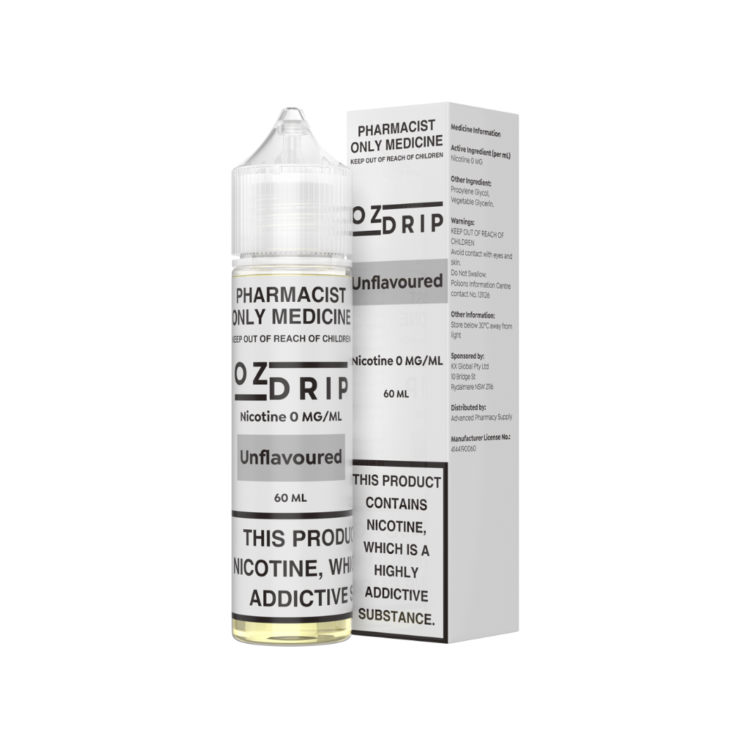 OZ Drip - Unflavoured Nicotine 0mg 60mL