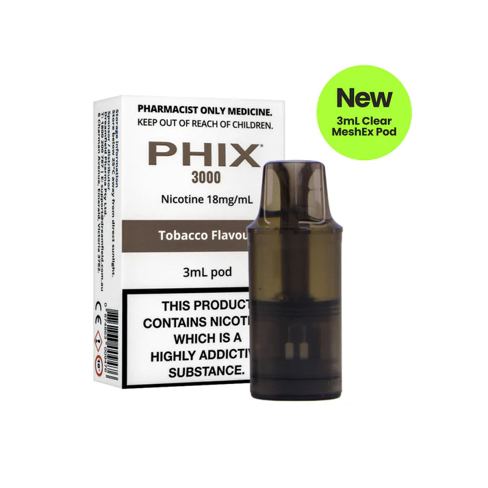 Phix - 3000 Pod Tobacco (3ml) Pod Only