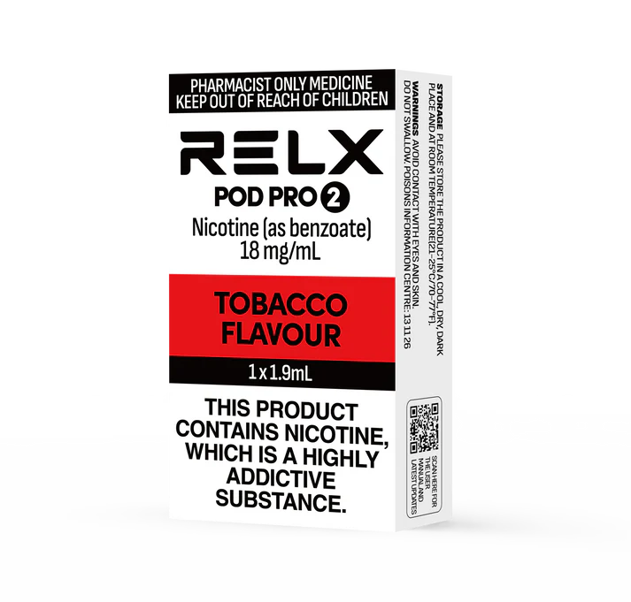 RELX POD TOBACCO (RED) 1X1.9ML