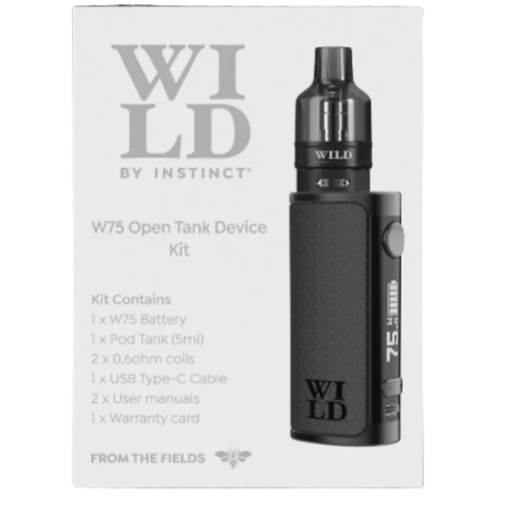 Wild by Instinct - W75 Open Tank Kit 5ml